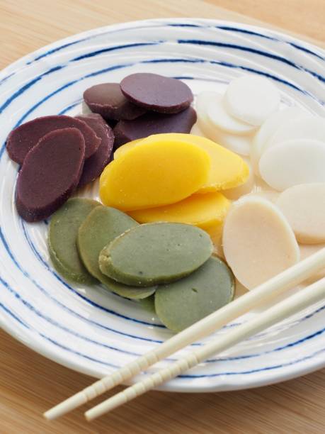 istock Korean food, Five colors Bar rice cake 1087056194