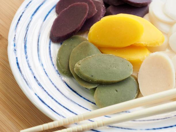 istock Korean food, Five colors Bar rice cake 1087056202