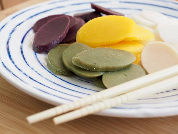 istock Korean food, Five colors Bar rice cake 1087056220