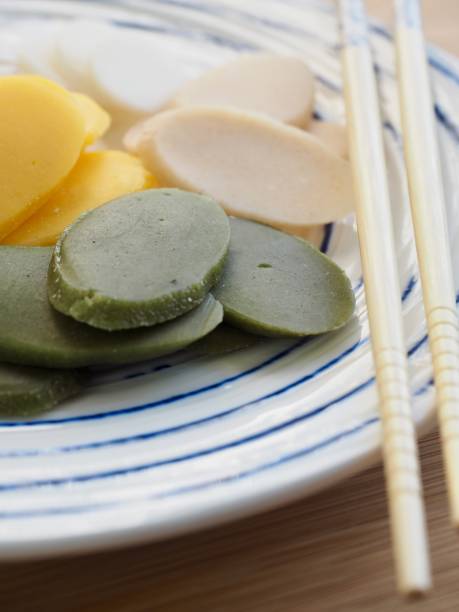 istock Korean food, Five colors Bar rice cake 1087056228