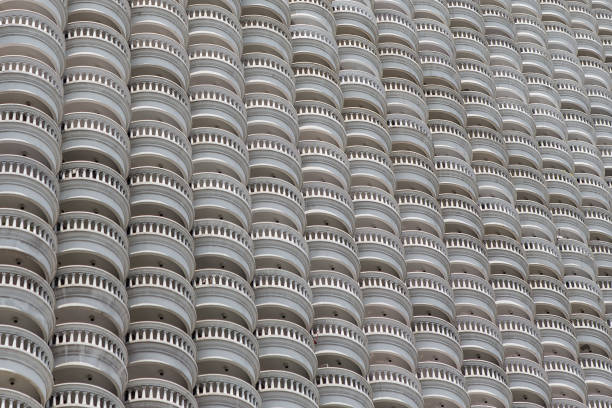 istock Pattern of Balcony on the building background 1087073694