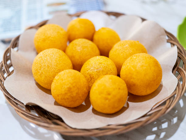 Yam Ball Traditional food from Bandung, Indonesia. gorengan stock pictures, royalty-free photos & images