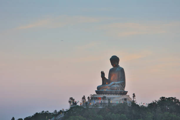 istock tian Tan Buddha or Giant Buddha statue 1087078044