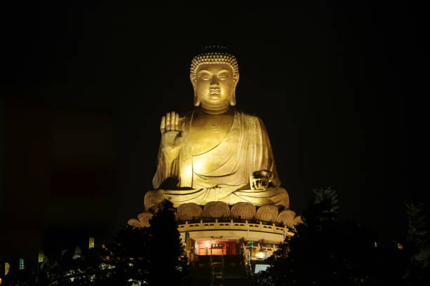 istock a light of the Giant Buddha statue hk 1087079324