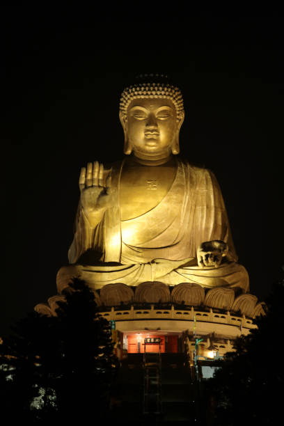 istock a light of the Giant Buddha statue hk 1087079334