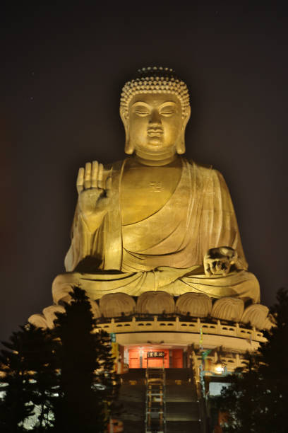 istock a light of the Giant Buddha statue hk 1087079338