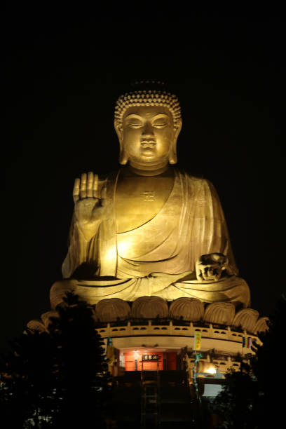 istock a light of the Giant Buddha statue hk 1087079340
