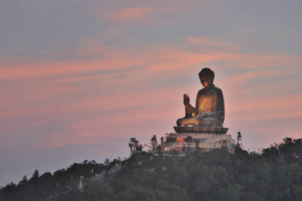 istock tian Tan Buddha or Giant Buddha statue 1087079694