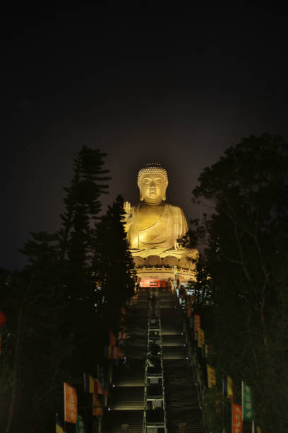 istock a light of the Giant Buddha statue hk 1087079852