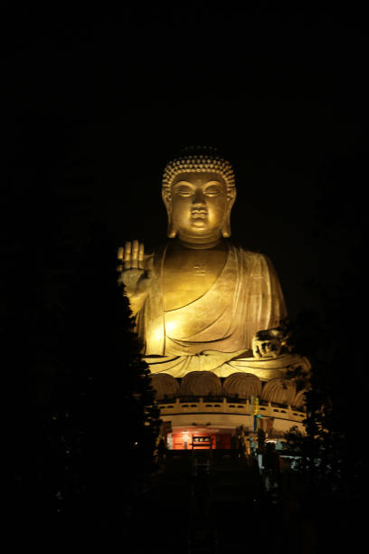 istock a light of the Giant Buddha statue hk 1087079862