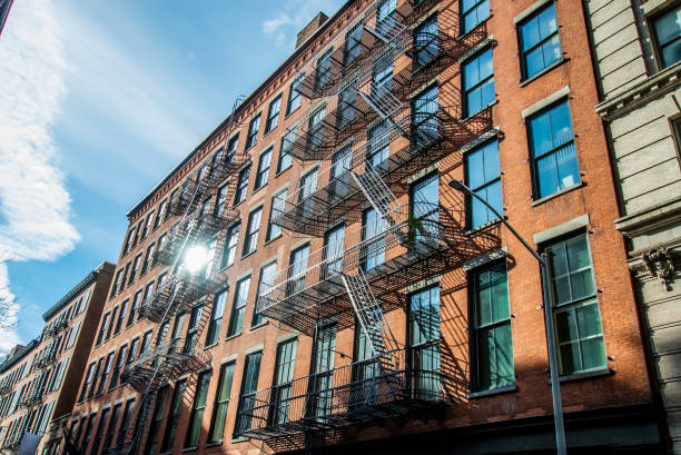 istock Fire escapes of New York 1087079880