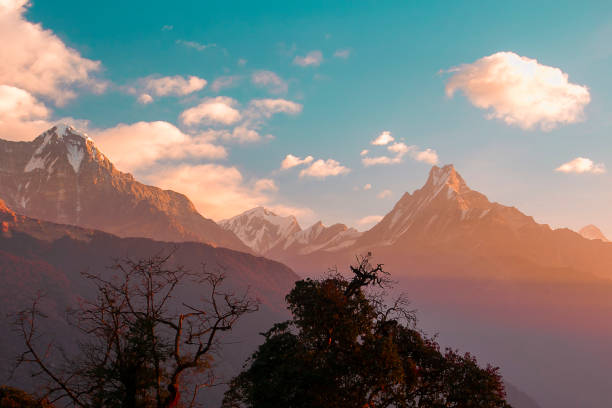 istock Annapurna Mountain peak in Nepal Himalaya 1087086382