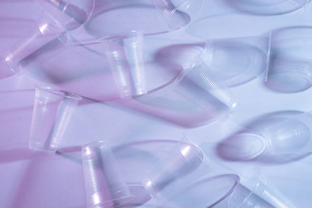 istock Waste plastic cups many, garbage plastic, plastic glass dirty, plastic waste trash pollution 1087091448