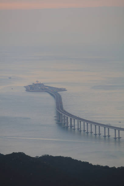 istock HK Zhuhai Macao Bridge at Nei Lak Shan 1087093008