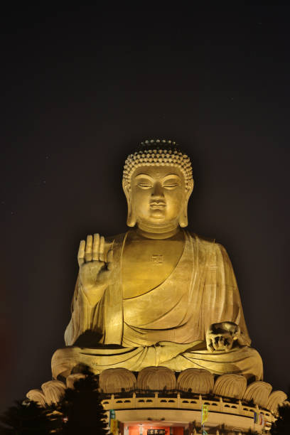 istock a light of the Giant Buddha statue hk 1087093228