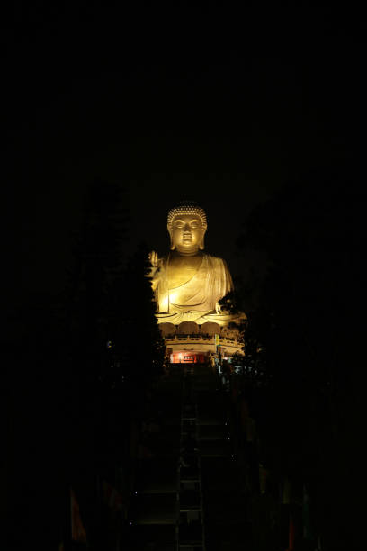 istock a light of the Giant Buddha statue hk 1087093256