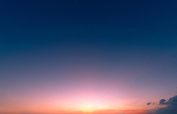 istock The sunset, the sunset and the blue sky after sunset 1087100546