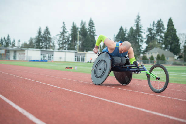 istock Adaptive athlete training on his racing wheelchair 1087102088