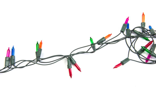 istock Christmas lights ornaments isolated on white background 1087107254