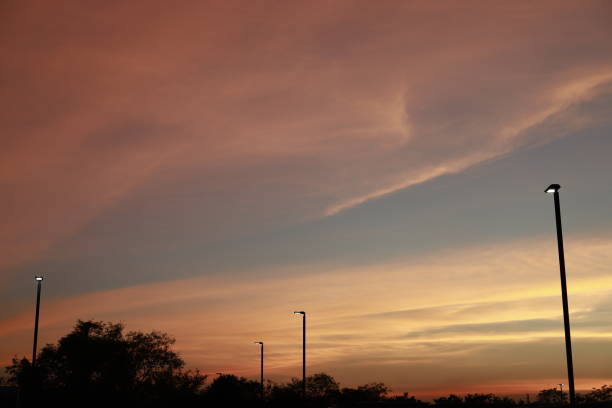 istock Parking the Lightning on Clouds and Sky evening. 1087111630