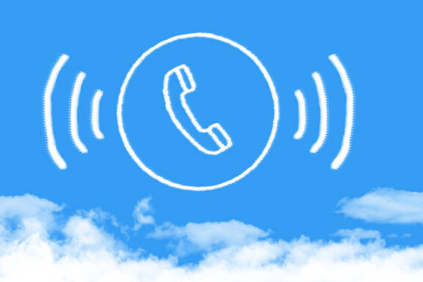 istock signal phone cloud shape on blue sky 1087117816