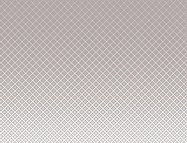 Vector illustration of Dot Matrix Halftone Pattern Background