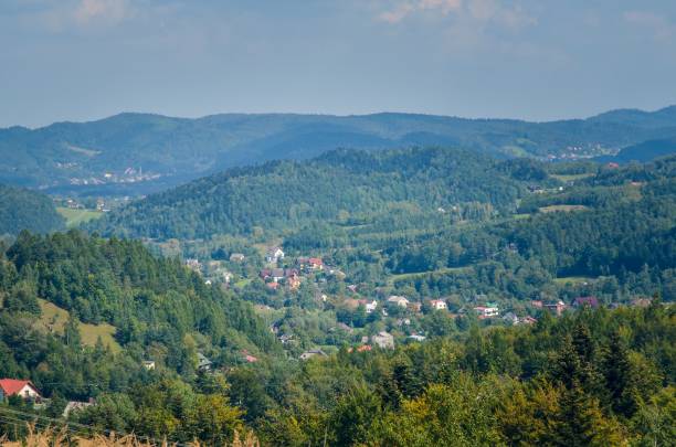 istock Beautiful rural mountain landscape. 1087124044