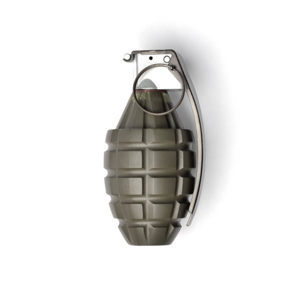 Hand grenade stock photo