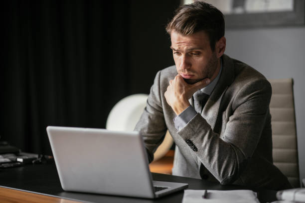 istock Young businessman in office 1087149922