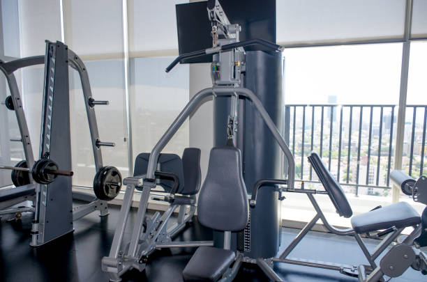 istock exercise machines in the gym 1087152430