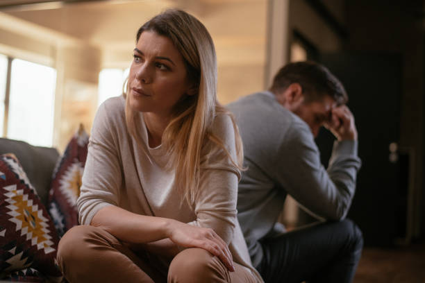 istock Unhappy young couple 1087165426