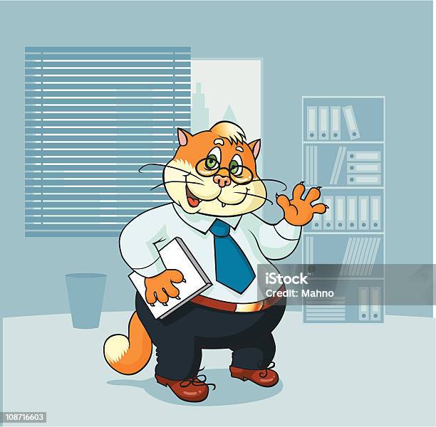 Mandão Gato - Arte vetorial de stock e mais imagens de Ajardinado - Ajardinado, Animal, Animal macho