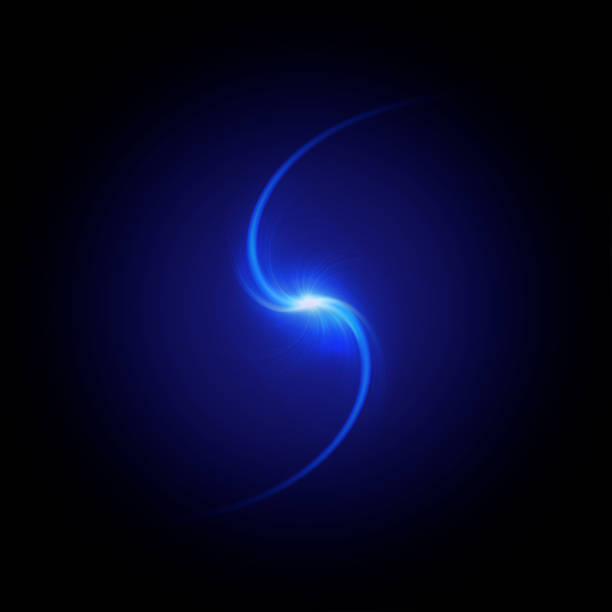 istock Blue cosmic swirl with aura 1087169480