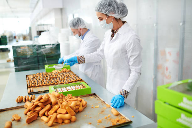 istock Confectionery factory employees at work 1087171574