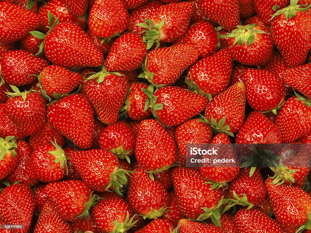 Image of lots of fresh strawberries Lots of fresh strawberries. Backgrounds Stock Photo