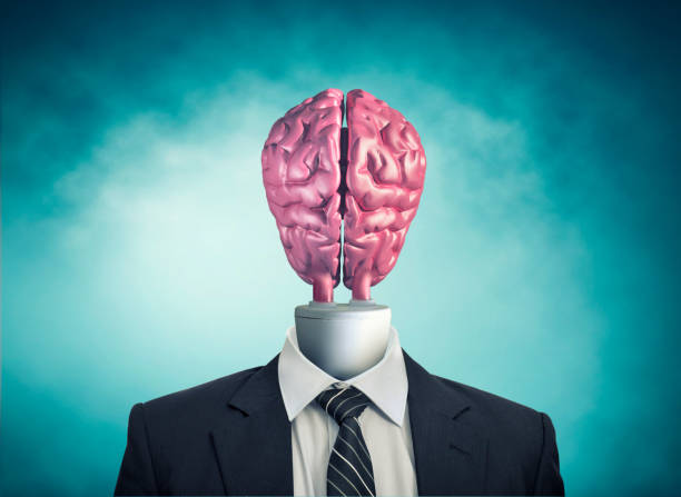 istock Lightbulb with a human brain inside of a business suit 1087185972