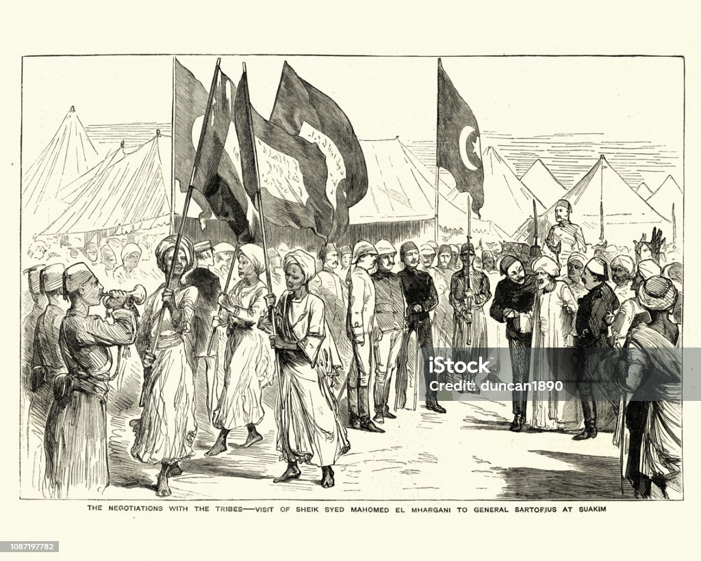 Perang Mahdist Negosiasi Dengan Sukusuku Suakim Sudan 1884 Ilustrasi perang-mahdist-negosiasi-dengan-sukusuku-suakim-sudan-1884-ilustrasi