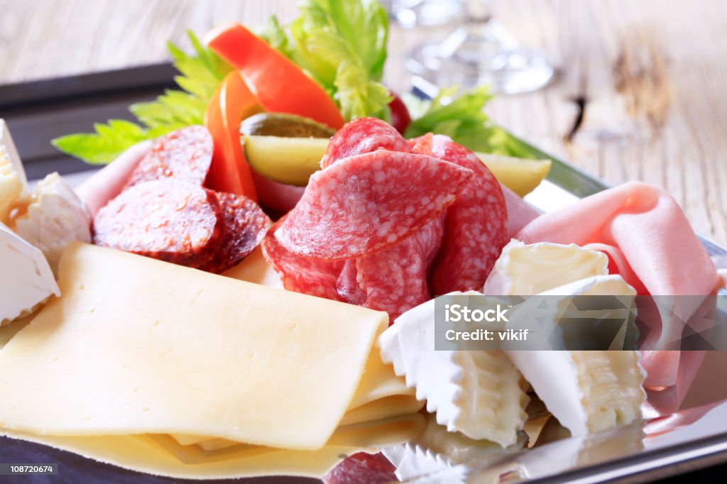 Carnes frias - Royalty-free Antipasto Foto de stock