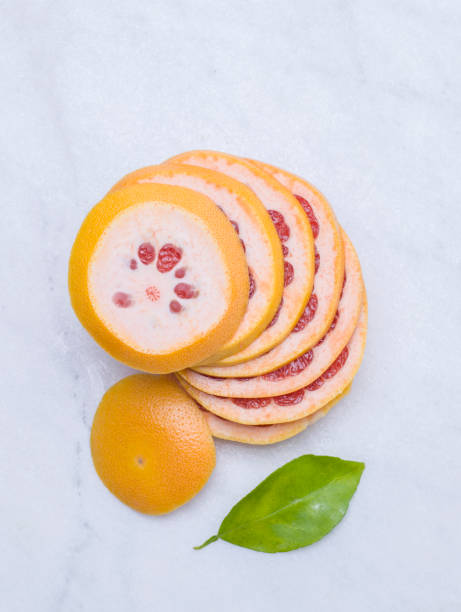 Fresh grapefruits