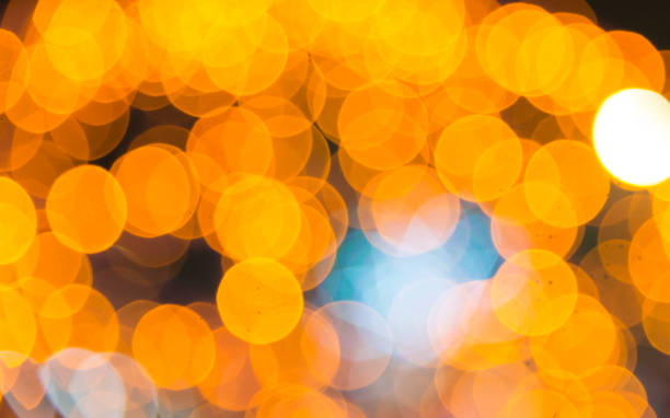 istock Garland decoration blurred background, image out of focus 1087219980