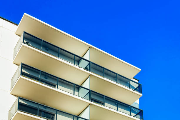 istock Residential apartment home facade with empty place for copy space 1087220148