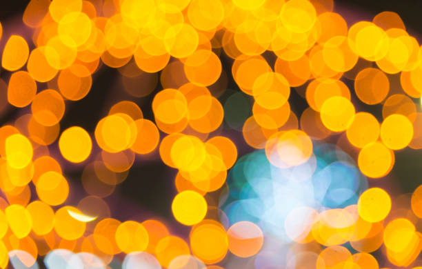 istock Garland decoration blurred background, image out of focus 1087221466