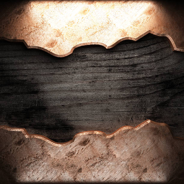 istock golden plate on wood 108722393