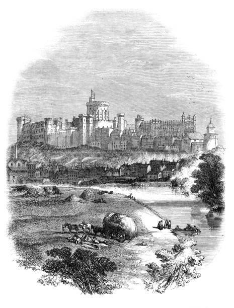 istock Windsor Castle and village of Windsor 1853 1087224930