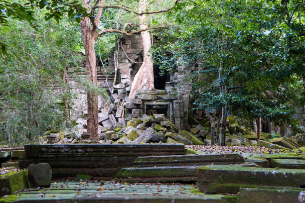 istock ruin at Beng Mealea temple 1087227028