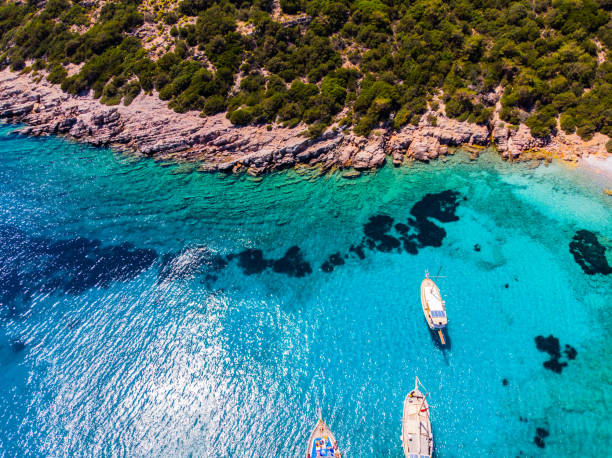 istock Drone view to the Aegean sea 1087227110