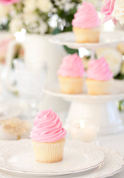 istock Birthday Party Cupcake with Pink Frosting 1087229262