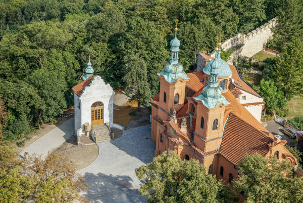istock Baroque Saint Lawrence church in Prague 1087231522