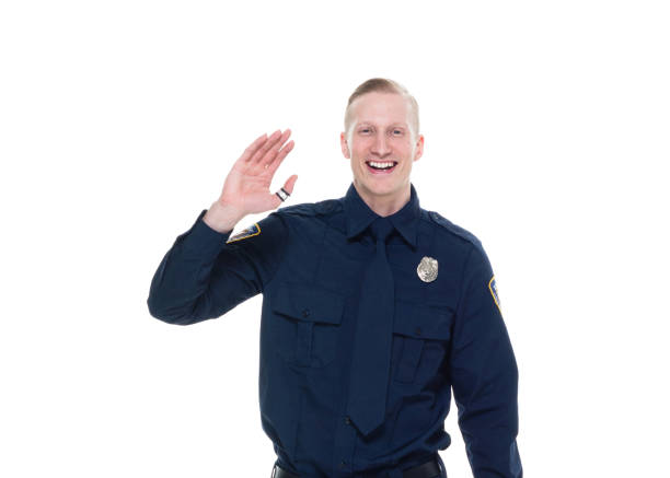 istock Handsome male policeman 1087232360