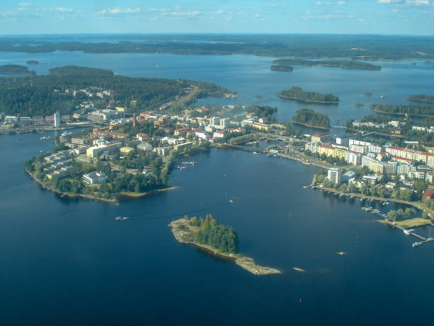 istock Kuopio from the aeroplane 1087238286